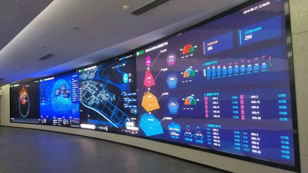 易事达：奇虎360网络安全协同创新指挥中心小间距LED显示屏